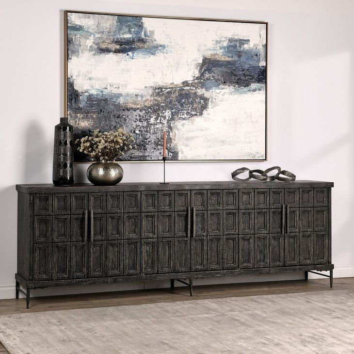 Willmark Timeworn Black 6 Door Buffet