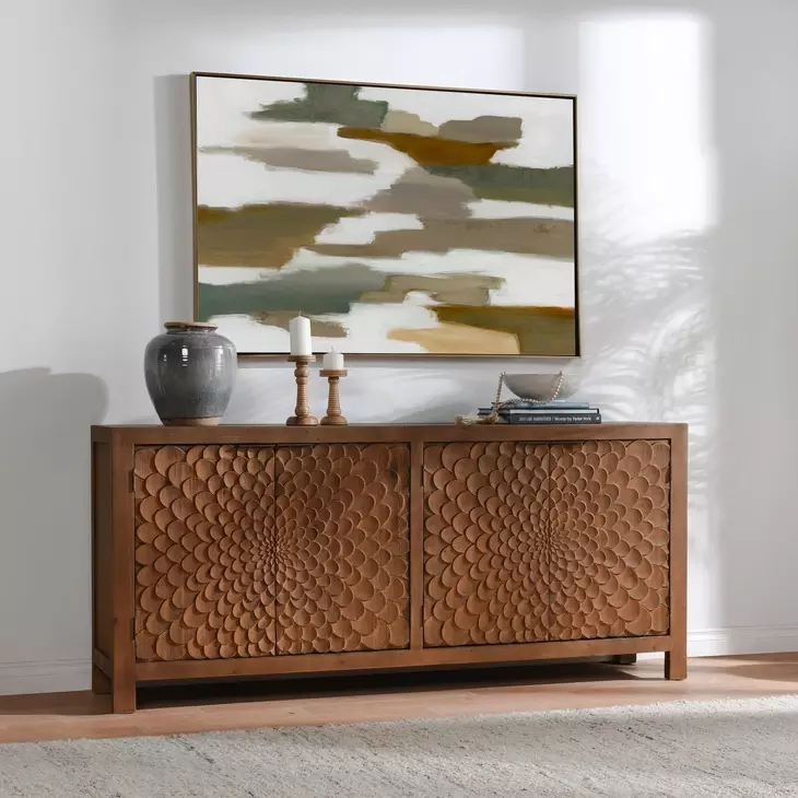 Astrid Brown 4 Door Buffet