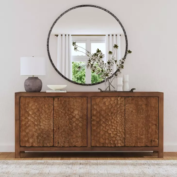 Astrid Brown 4 Door Buffet