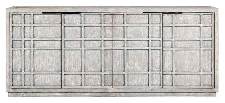 Chandler Antique Blue 4 Door Buffet