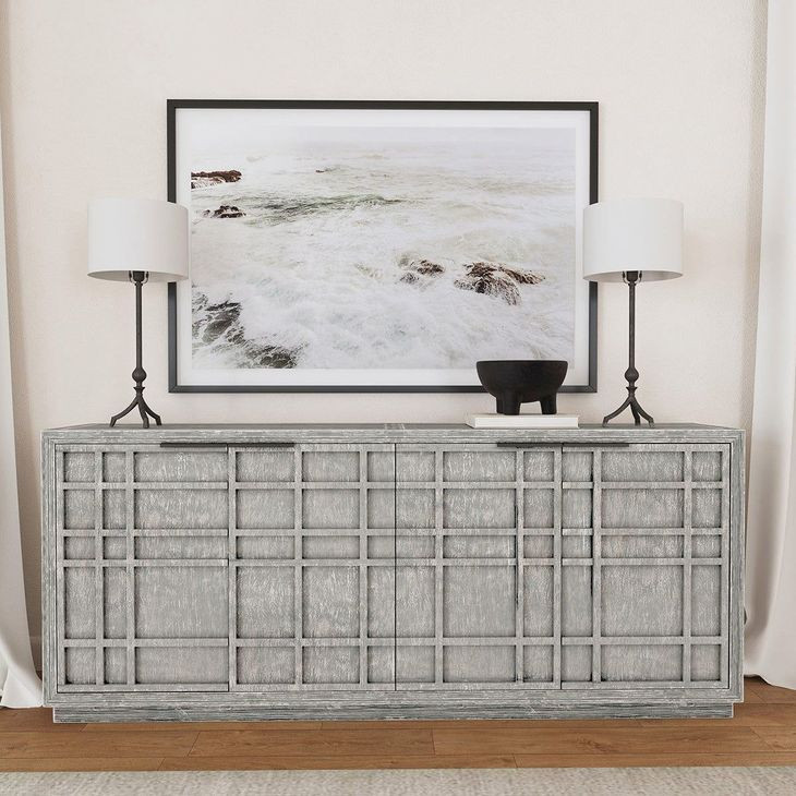 Chandler Antique Blue 4 Door Buffet