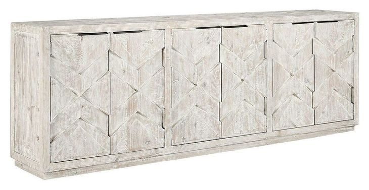 Frederick Timeworn Cream 6 Door Buffet