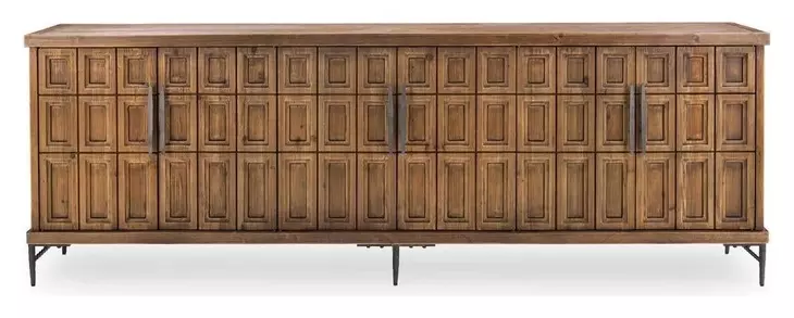 Willmark Mission Brown 6 Door Buffet