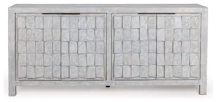 Gama Blue Washed 4 Door Buffet