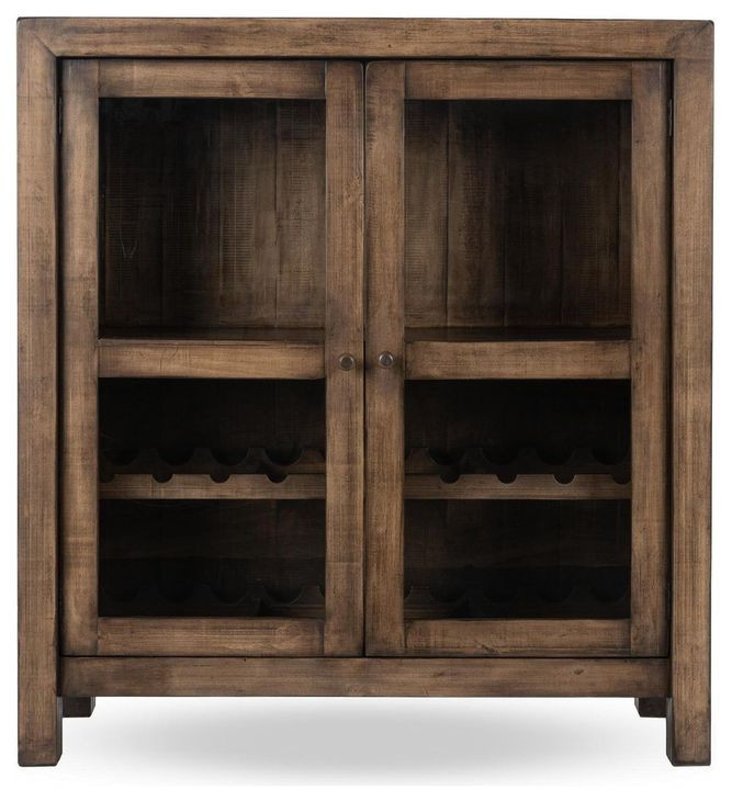 Eli Brown 2 Glass Door Bar Cabinet