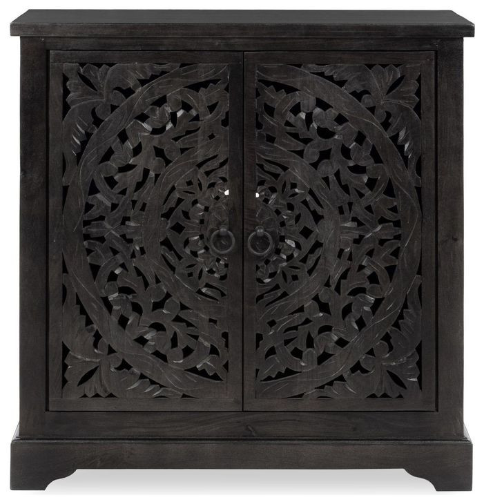 Harmony Harvest Walnut 2 Door Accent Cabinet