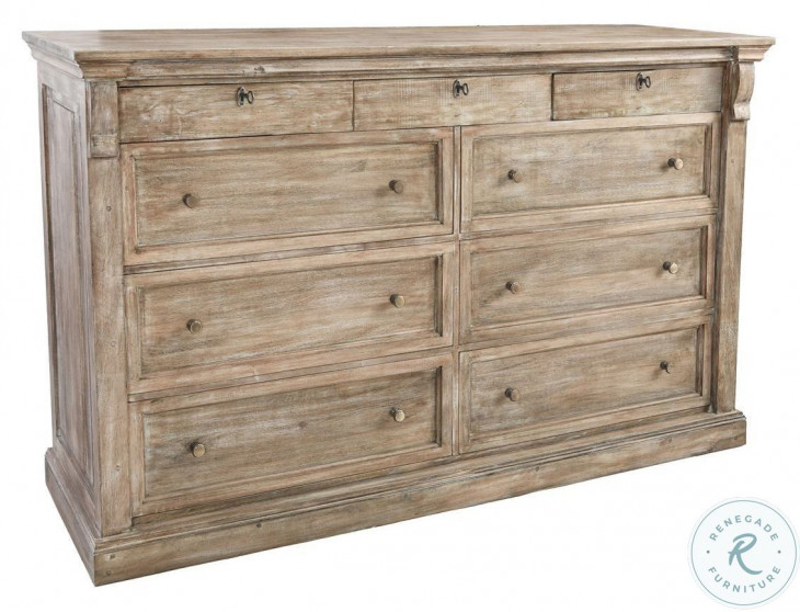 Adelaide Brown 9 Drawer Dresser