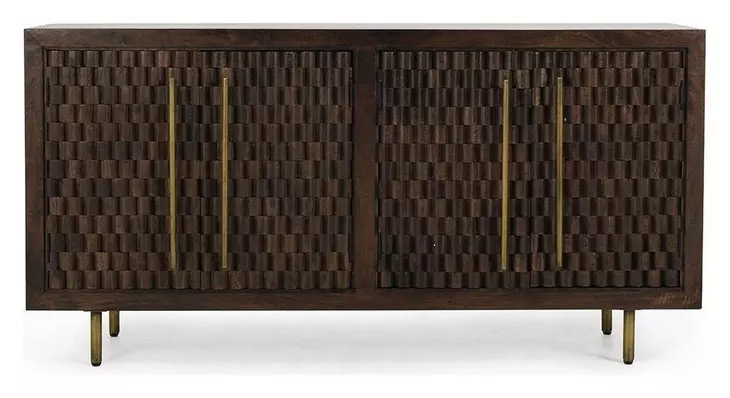 Norwood Bark Brown 4 Door Buffet