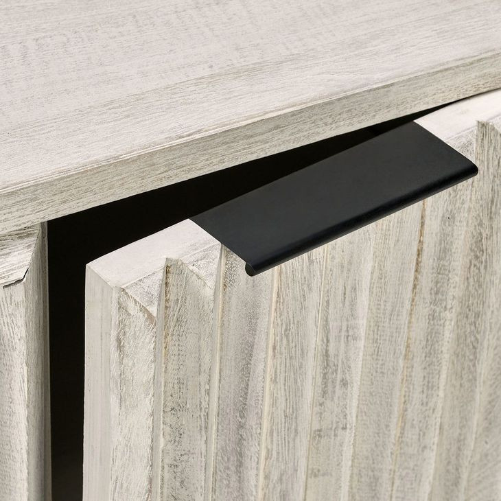Flint Coastal White 2 Door Accent Cabinet
