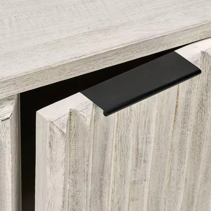 Flint Coastal White 2 Door Accent Cabinet