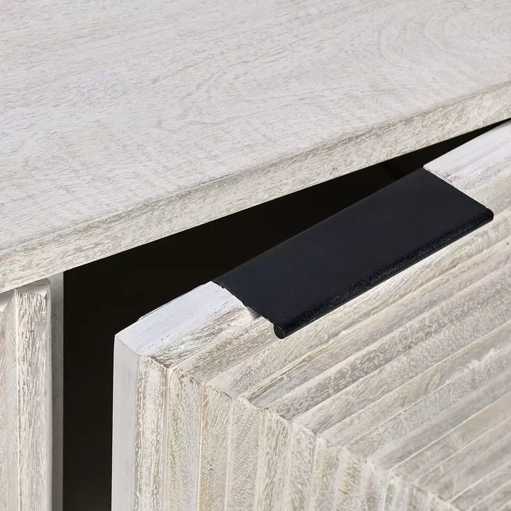 Flint Coastal White 4 Door Buffet