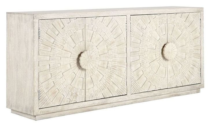 Apollo Coastal White 4 Door Buffet