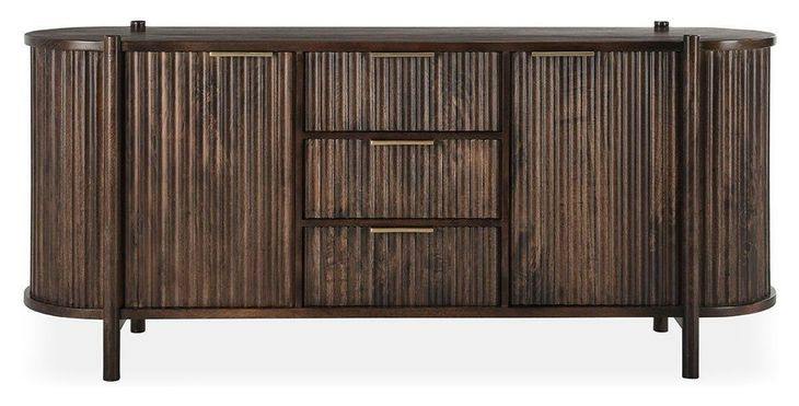 Redford Bark Brown 2 Door Accent Cabinet