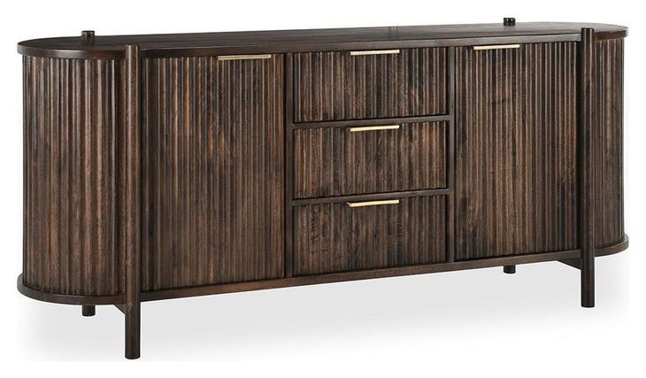 Redford Bark Brown 2 Door Accent Cabinet