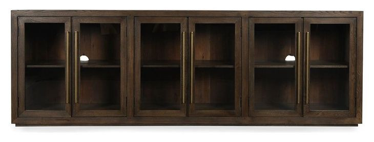 Bradley Landmark Brown 6 Glass Door Buffet