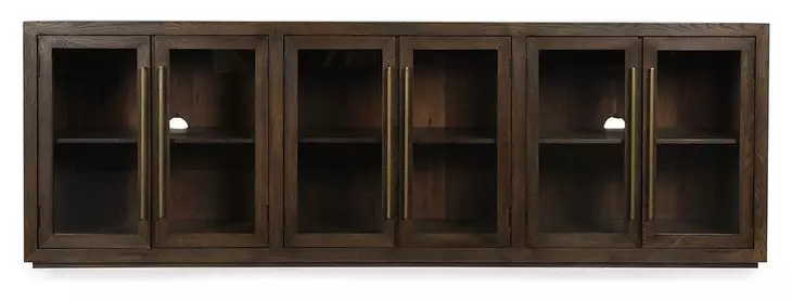 Bradley Landmark Brown 6 Glass Door Buffet