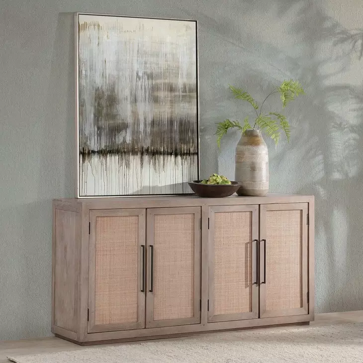 Jensen Meadow Taupe 4 Door Buffet