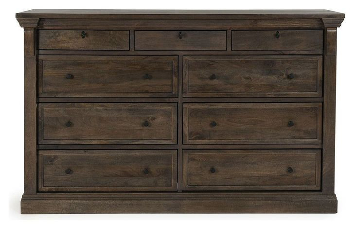 Adelaide Cocoa Brown 9 Drawer Dresser