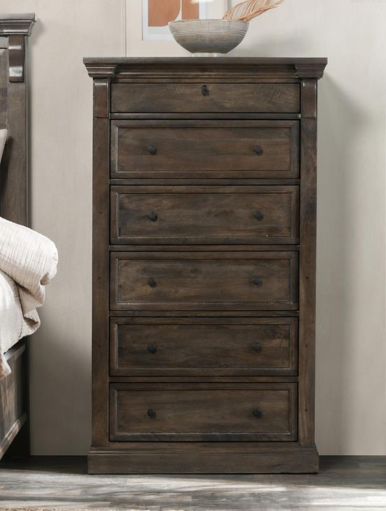Adelaide Cocoa Brown 6 Drawer Chest