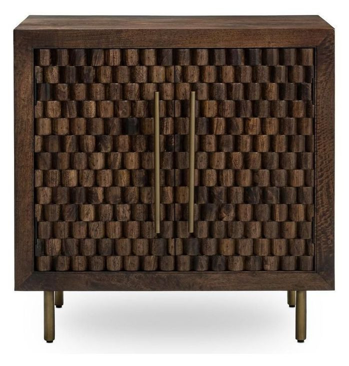 Norwood Bark Brown 2 Door Accent Cabinet