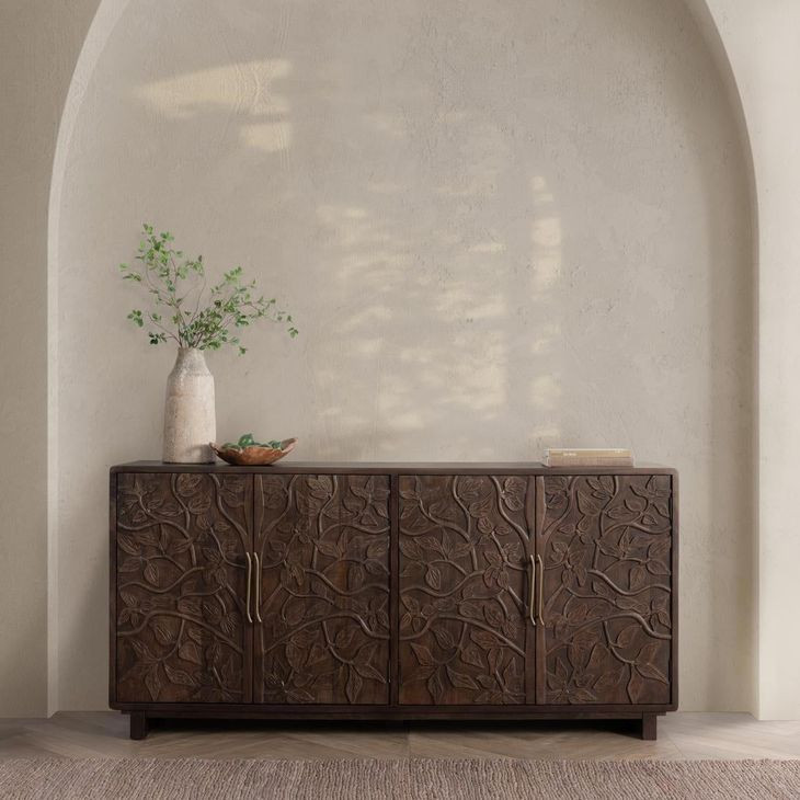 Albero Kona Brown 4 Door Buffet