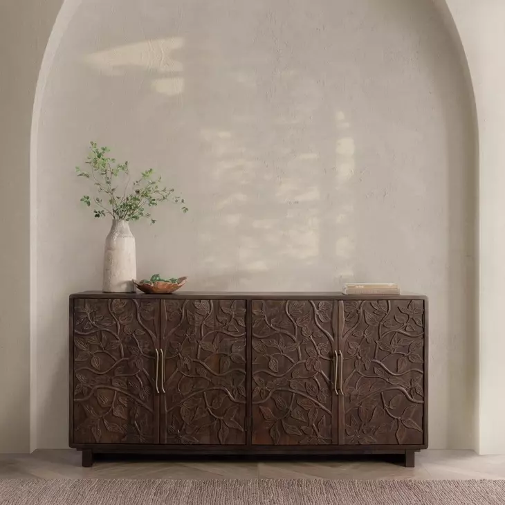 Albero Kona Brown 4 Door Buffet