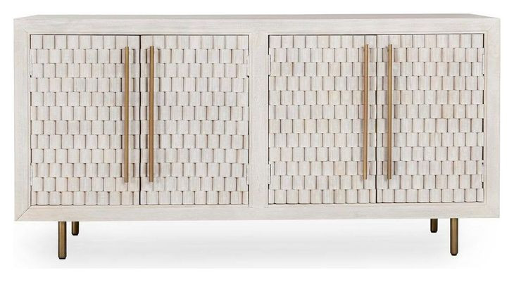 Norwood Coastal White 4 Door Buffet