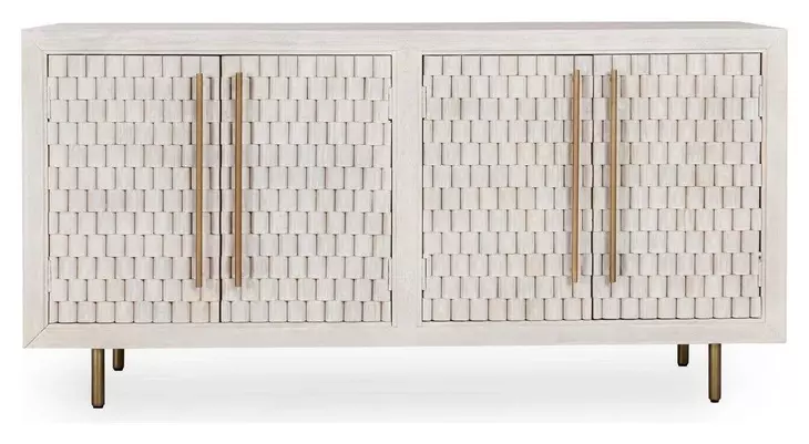 Norwood Coastal White 4 Door Buffet