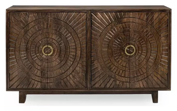 Vivienne Bark Brown 4 Door Buffet