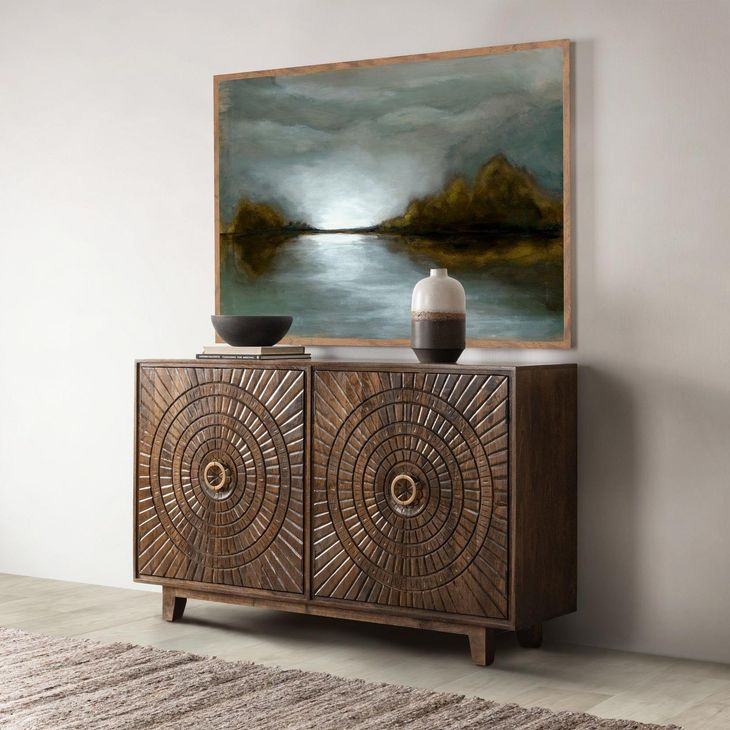 Vivienne Bark Brown 4 Door Buffet