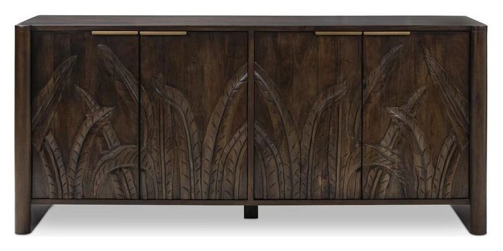 Ledro Dark Brown 4 Door Buffet