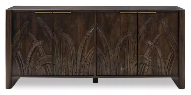 Ledro Dark Brown 4 Door Buffet