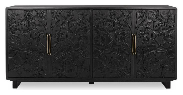 Albero Black 4 Door Buffet