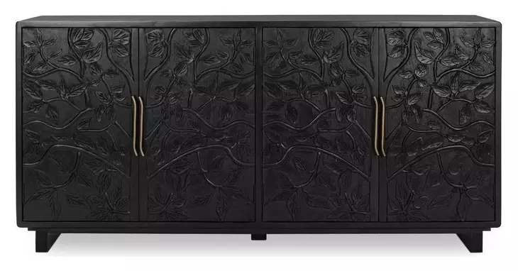 Albero Black 4 Door Buffet