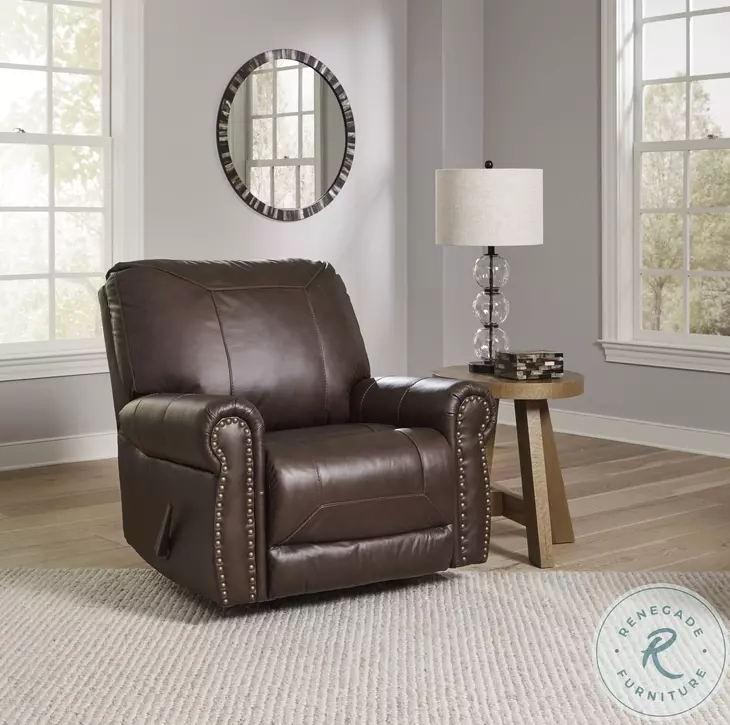 Colleton Dark Brown Rocker Recliner