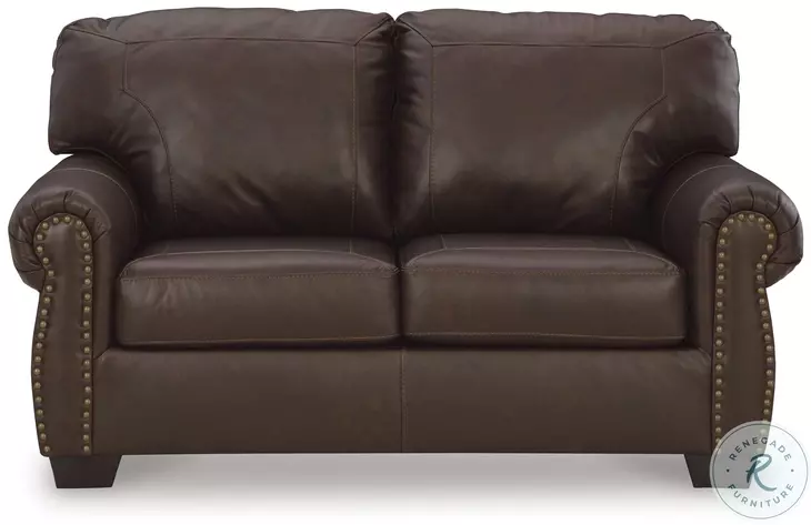 Colleton Dark Brown Loveseat