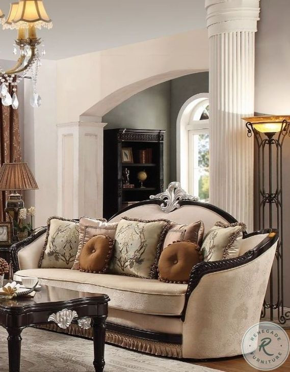 Ernestine Tan and Black Sofa