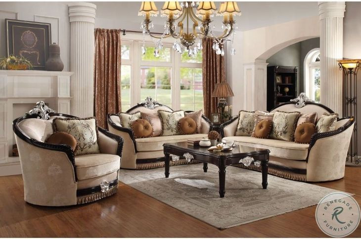 Ernestine Black Rectangular Occassional Table Set