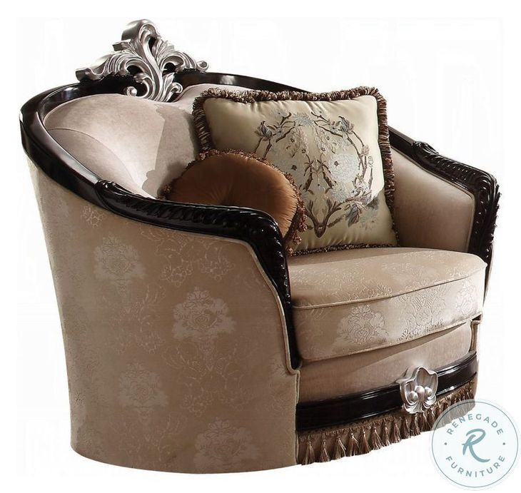 Ernestine Tan and Black Chair