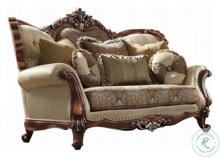 Latisha Tan Pattern Loveseat