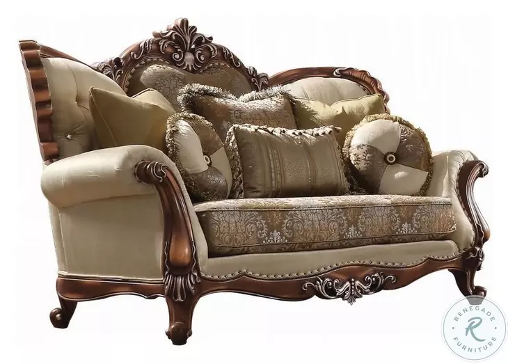 Latisha Tan Pattern 74" Loveseat