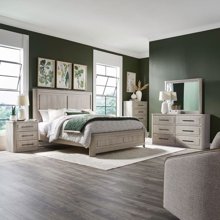 Modern Play Natural White Rectangular Mirror