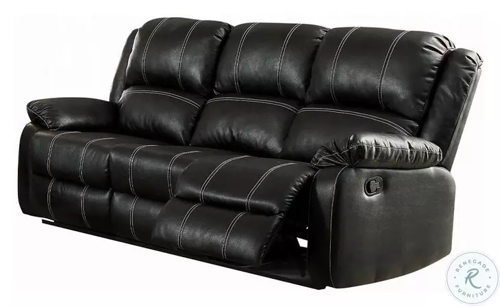 Zuriel Black Reclining 78" Sofa