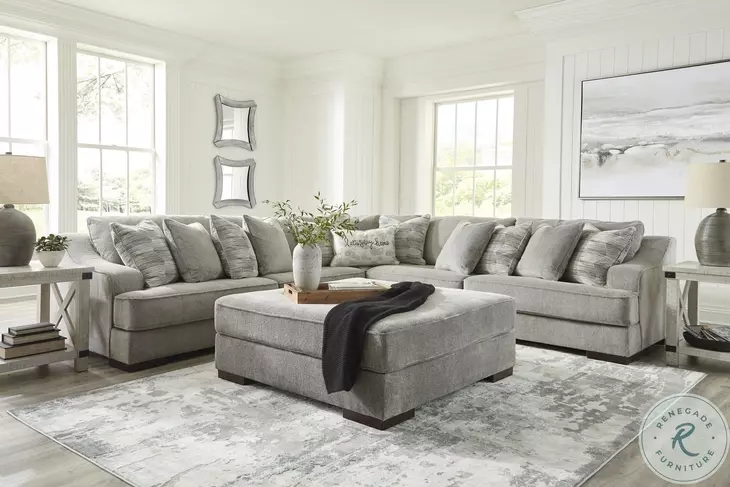 Bayless Smoke Accent Ottoman