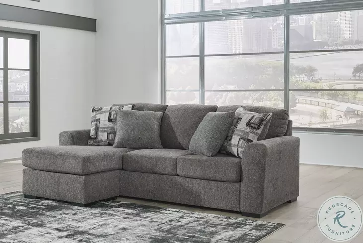 Gardiner Pewter Sofa Chaise
