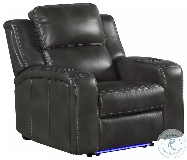 Silhouette Slate Dual Power Recliner