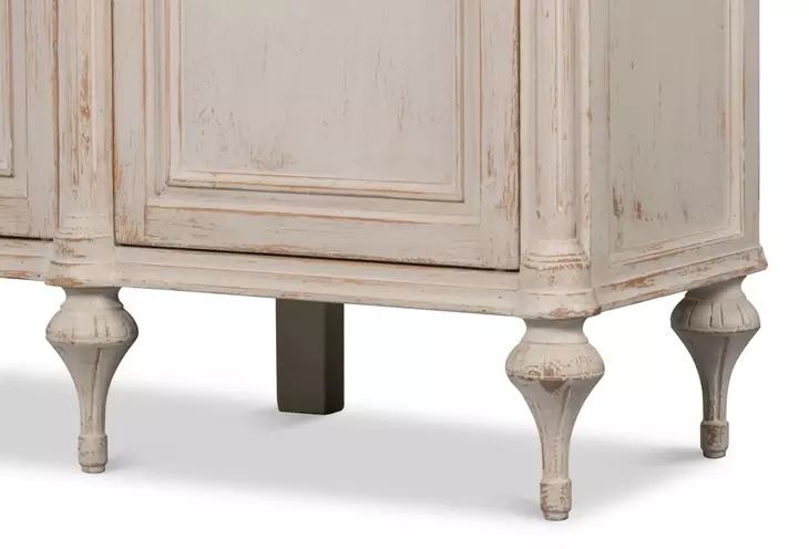Lilac White 4 Door Sideboard