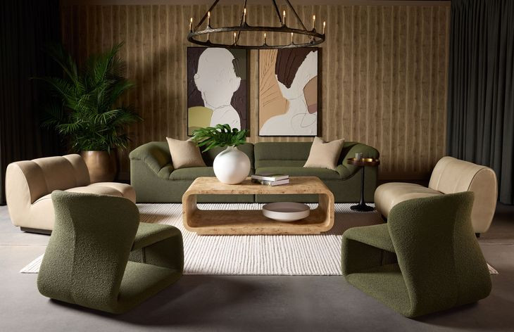 Rowena Natural Rectangular Cocktail Table