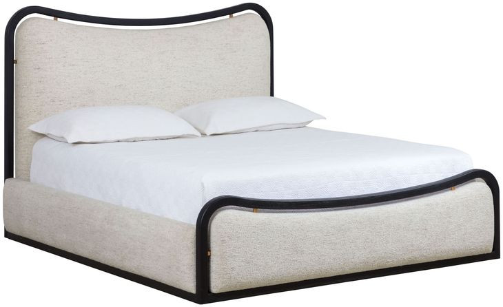 Junia Hailey Moon King Upholstered Platform Bed