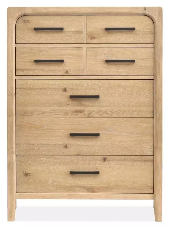 Somerset Butternut 5 Drawer Chest